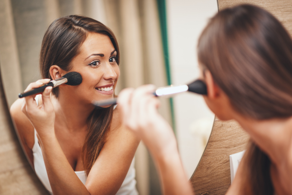 žena make-up